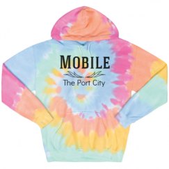 Unisex Tie-Dye Fleece Hoodie