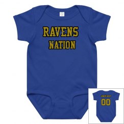 Jackson ravens nation baby jersey