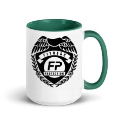 15oz Ceramic Mug with Color Inside