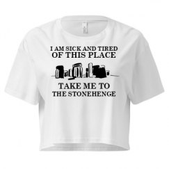 Ladies Festival Cali Crop Top Tee