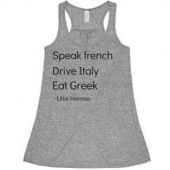 French Italy Greek 