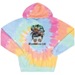 Unisex Tie-Dye Fleece Hoodie
