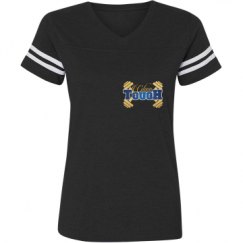 Ladies Relaxed Fit Vintage Sports Tee