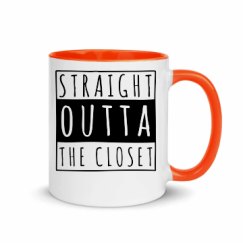 11oz Ceramic Mug with Color Inside