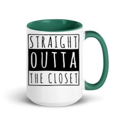 15oz Ceramic Mug with Color Inside