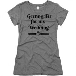 Ladies Slim Fit Super Soft Triblend Tee