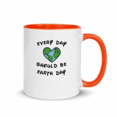 11oz Ceramic Mug with Color Inside