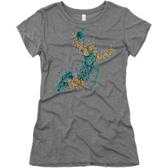Ladies Slim Fit Super Soft Triblend Tee