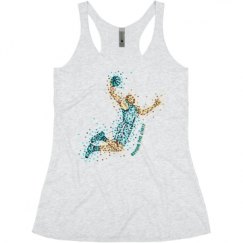 Ladies Slim Fit Super Soft Racerback Triblend Tank