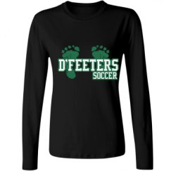 Ladies Relaxed Fit Basic Long Sleeve Tee