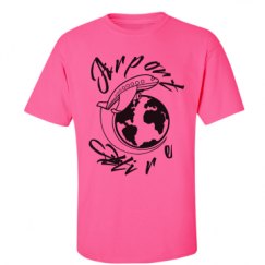 Unisex Ultra Cotton Safety Neon Crewneck Tee