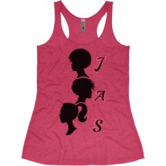 Ladies Slim Fit Super Soft Racerback Triblend Tank