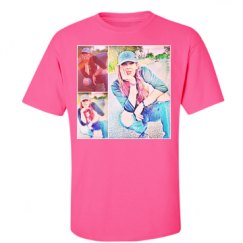 Unisex Ultra Cotton Safety Neon Crewneck Tee