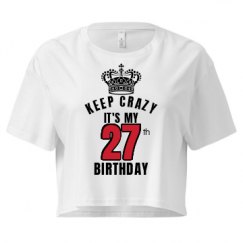 Ladies Festival Cali Crop Top Tee