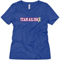 Ladies Relaxed Fit V-Neck Tee