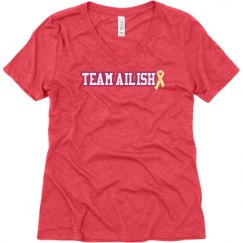Ladies Relaxed Fit Super Soft Triblend V-Neck Tee