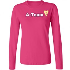 Ladies Relaxed Fit Basic Long Sleeve Tee