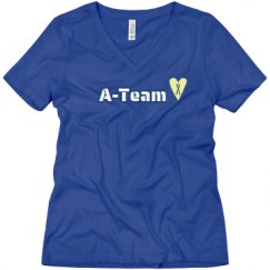 Ladies Relaxed Fit V-Neck Tee