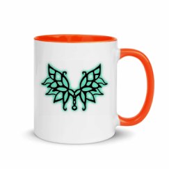 11oz Ceramic Mug with Color Inside