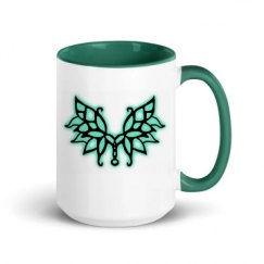 15oz Ceramic Mug with Color Inside