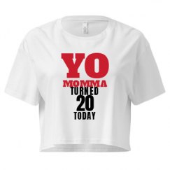 Ladies Festival Cali Crop Top Tee