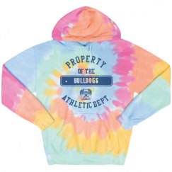 Unisex Tie-Dye Fleece Hoodie
