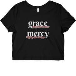 Ladies Slim Fit Crop Top Tee