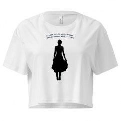 Ladies Festival Cali Crop Top Tee
