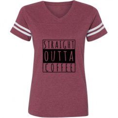 Ladies Relaxed Fit Vintage Sports Tee