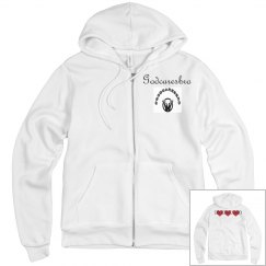 Godcaresbro zip Hoodie