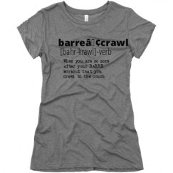 Ladies Slim Fit Super Soft Triblend Tee