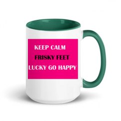 15oz Ceramic Mug with Color Inside