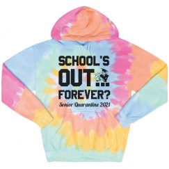 Unisex Tie-Dye Fleece Hoodie