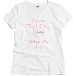 cancer kicked ass tee