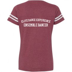 Ladies Relaxed Fit Vintage Sports Tee