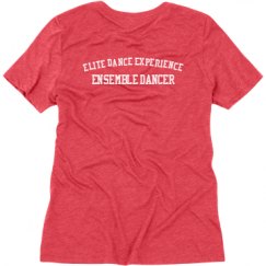 Ladies Relaxed Fit Super Soft Triblend V-Neck Tee