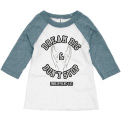 Toddler 3/4 Sleeve Raglan Tee
