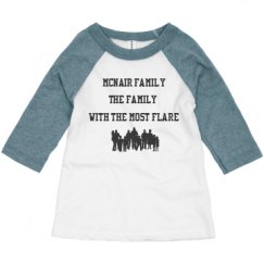 Toddler 3/4 Sleeve Raglan Tee