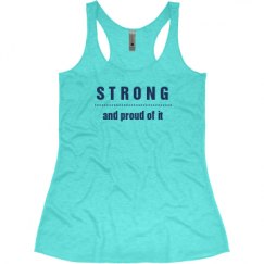 Ladies Slim Fit Super Soft Racerback Triblend Tank