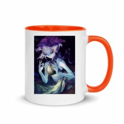 11oz Ceramic Mug with Color Inside