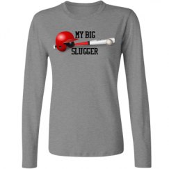 Ladies Relaxed Fit Basic Long Sleeve Tee