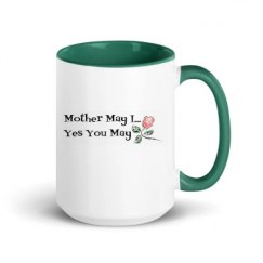 15oz Ceramic Mug with Color Inside