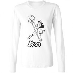 Ladies Relaxed Fit Basic Long Sleeve Tee