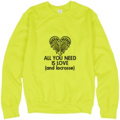 Unisex Neon Crewneck Sweatshirt