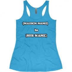 Ladies Slim Fit Super Soft Racerback Triblend Tank