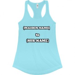 Ladies Slim Fit Racerback Tank Top