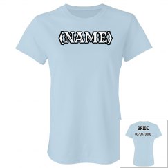 Bride tee