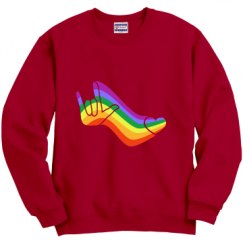 Unisex Film and Foil Crewneck Sweatshirt