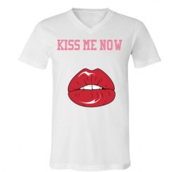 Unisex V-Neck Jersey Tee