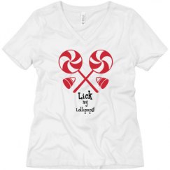 Ladies Relaxed Fit V-Neck Tee